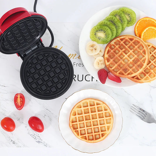 Versatile Dual Voltage Mini Waffle Maker: Whipping Up Quick Breakfast Delights